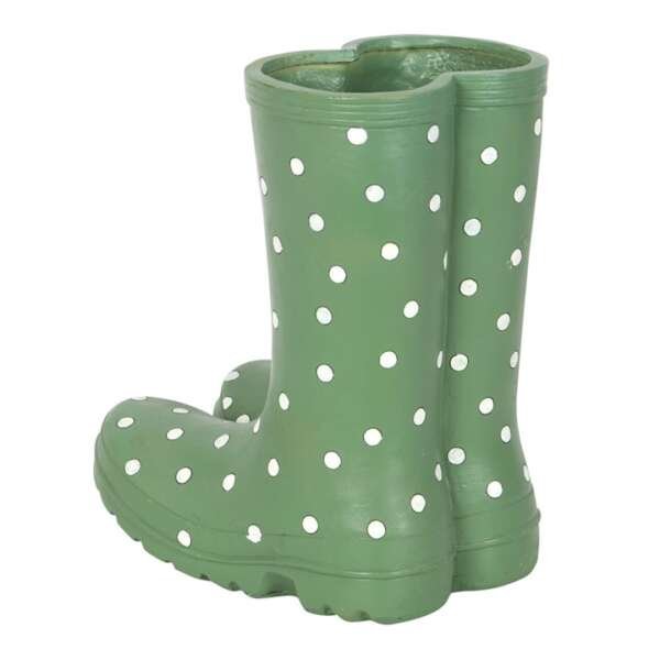 Light Green Welly Boot Planter - Image 3