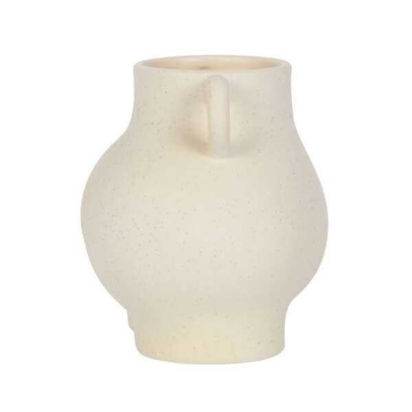 Cream Speckle Bum Plant Pot - Image 2