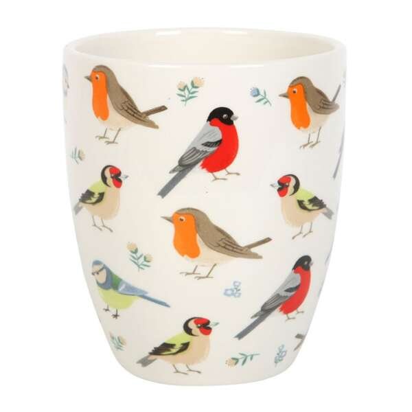 British Garden Birds Ceramic Plant Pot