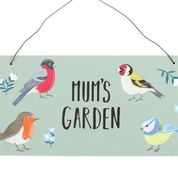 Mum's Garden British Garden Birds Sign - Image 3