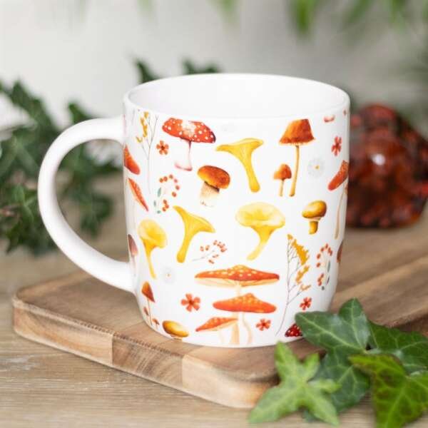 All Over Mushroom Print Mug - Image 6